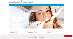 Desktop Screenshot of praxis-ziegler-pilling.de