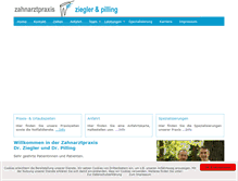 Tablet Screenshot of praxis-ziegler-pilling.de